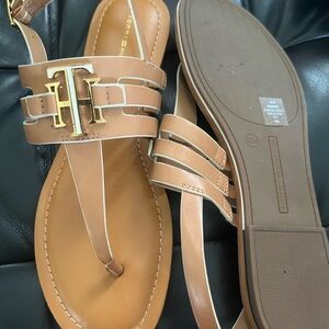 Tommy Hilfigher Tan Sandals